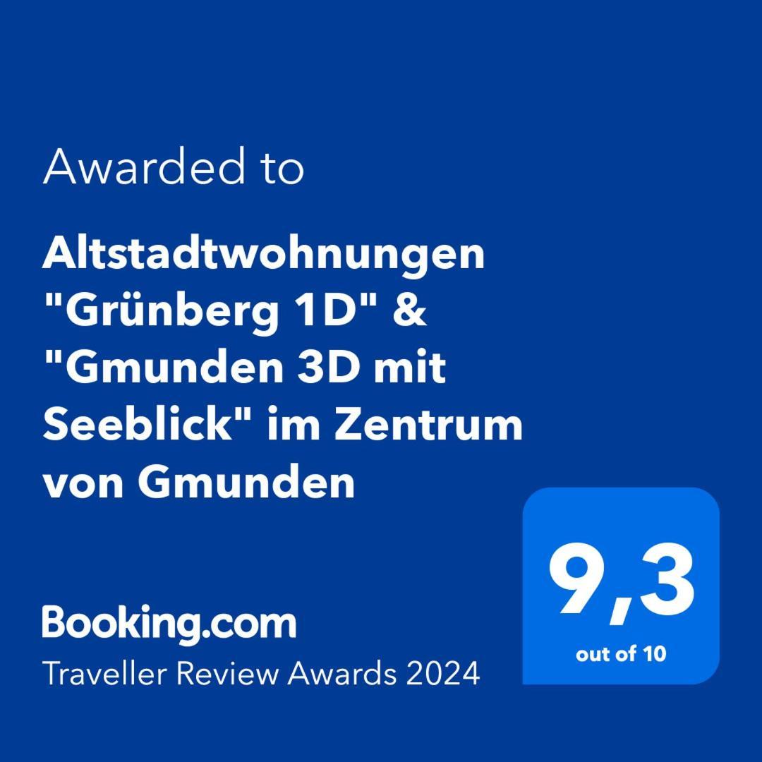 Altstadtwohnungen "Grunberg 1D" & "Gmunden 3D Mit Seeblick" Im Zentrum Von גמונדן מראה חיצוני תמונה